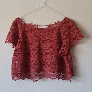 See-through crop Top